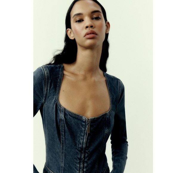 Zara DENIM TRF JUMPSUIT - Picture 16 of 16